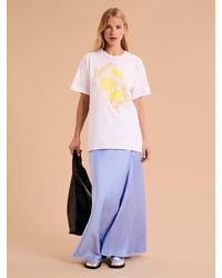 OMNES - Lemon Spritz Print Boyfriend T-Shirt - Lyst