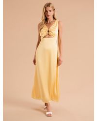 OMNES - Fredricka Ring Detail Maxi Dress - Lyst