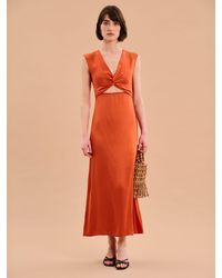 OMNES - Marin Twist Front Dress - Lyst