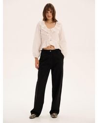 OMNES - Selena Frill Blouse - Lyst