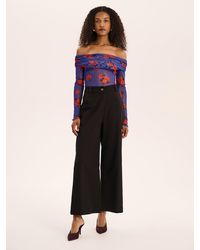 OMNES - Freya Rose Print Top - Lyst