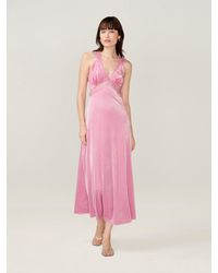 OMNES - Aurelia Velvet Dress - Lyst
