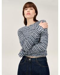 OMNES - Gianna Check Top - Lyst