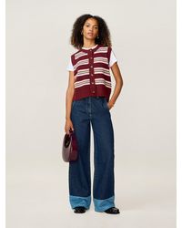 OMNES - Matilda Stripe Vest - Lyst
