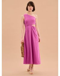 OMNES - Evaline One Shoulder Dress - Lyst