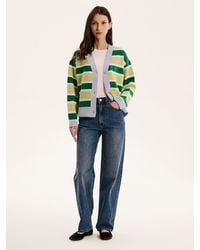OMNES - Henni Stripe Cardigan - Lyst