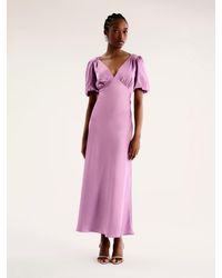 OMNES - Rosie Puff Sleeve Dress - Lyst