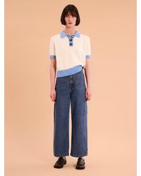 OMNES - Haisley Colour Block Jumper - Lyst