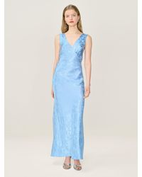 OMNES - Iris Jacquard Bridesmaid Dress - Lyst