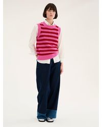 OMNES - Bobbi Stripe Cotton Vest - Lyst