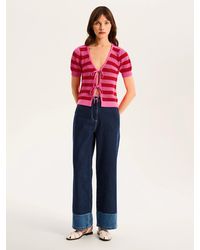 OMNES - Harper Stripe Knit Top - Lyst