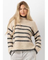 Second Female - Damen Pullover & Cardigans Ovalis Knit T-Neck - Lyst