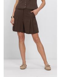 Object - Damen Hosen Objmolly Mw Lo Shorts - Lyst