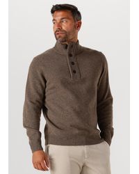 Barbour - Herren Pullover & Cardigans Essential Patch Half Zip Knitted Jumper - Lyst