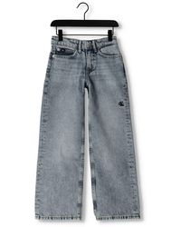 Calvin Klein - Wide Jeans Wide Leg Hr Light Auth Mädchen - Lyst
