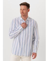 Scotch & Soda - Herren Hemden Yarn-Dyed Linen Blend Striped Regular Fit Shirt - Lyst