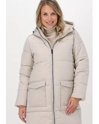 Object - Wattierte Jack Zhanna Ls Long Jacket Damen - Lyst