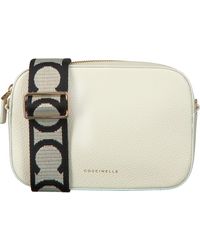 Coccinelle Witte Schoudertas Tebe