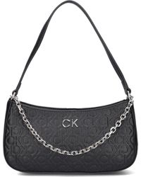 Calvin Klein - Umhängetasche Re-lock Shoulder Bag Emb Mono - Lyst