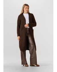 Object - Damen Pullover & Cardigans Objmilu Ls Lo Long Knit Cardigan - Lyst