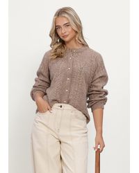 Object - Damen Pullover & Cardigans Objflora Re Ls Knit Button Cardigan Noos - Lyst