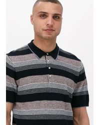 Scotch & Soda - Polo-shirt Knitted Structured Linen-blend Polo - Lyst