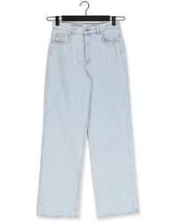 Selected Wide Jeans Slfalice Hw Wide Lon Jean SELECTED en coloris Bleu Femme Vêtements Jeans Jeans à pattes d’éléphant 