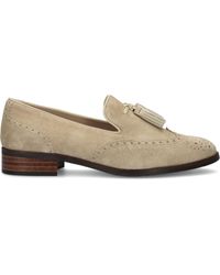 Damen Schuhe Flache Schuhe Mokassins und Slipper Pertini 30665 Loafer in Natur 
