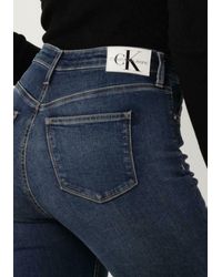 Calvin Klein - Skinny Jeans High Rise Super Skinny Ankle - Lyst