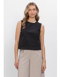 Object - Damen Tops & T-Shirts Objfie Paige Lo S/L Top - Lyst