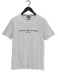 Tommy Hilfiger T-shirt Core Tommy Logo Tee - Grau