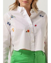 Scotch & Soda - Bluse Embroidered Boxy Fit Shirt - Lyst