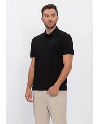 Lacoste - Herren Polos & T-Shirts Regular Fit Cotton Blend Polo Shirt - Lyst