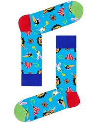 Happy Socks Blaue Socken Party Animal