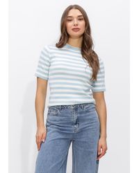 Object - Damen Tops & T-Shirts Objester S/S New Knit Pullover - Lyst
