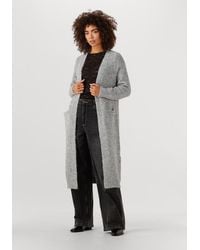 Object - Damen Pullover & Cardigans Objmilu Ls Lo Long Knit Cardigan - Lyst