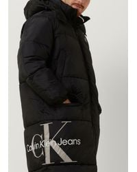 Calvin Klein - Wattierte Jack Essentials Non Down Long Jacket - Lyst