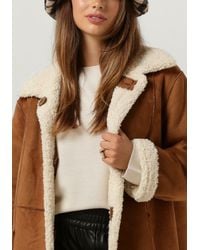 Stand Studio - Fake-fur-jack Kenca Coat Nicht-gerade - Lyst