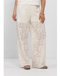 Object - Damen Hosen Objbianca Mw Wide Pant - Lyst