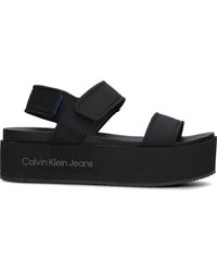 Calvin Klein - Sandalen Flatform Sandal Softny - Lyst