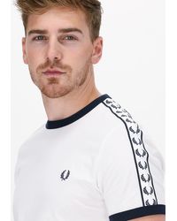 Fred Perry - T-Shirt Taped Ringer T-Shirt Herren - Lyst