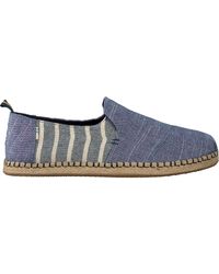 TOMS Blaue Espadrilles Deconstructed Alpargata Men