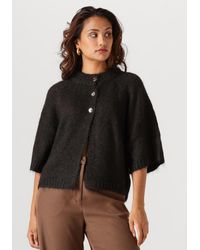Neo Noir - Damen Pullover & Cardigans Benuta Fluffy Knit Cardigan - Lyst