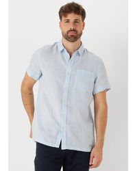 Scotch & Soda - Herren Hemden Short-Sleeved Regular Fit Linen Shirt - Lyst