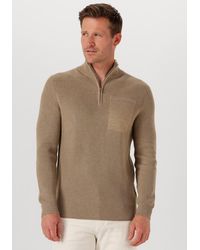 Profuomo - Herren Pullover & Cardigans Pullover Half Zip - Lyst
