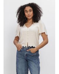 Object - Damen Pullover & Cardigans Objsanne 2/4 Lo V-Neck Top - Lyst