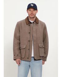 Les Deux - Herren Jacken Melange Wool Jacket - Lyst