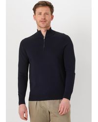 Profuomo - Herren Pullover & Cardigans Half Zip Luxury Basic - Lyst