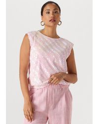 Pom - Damen Tops & T-Shirts Top Sequins Shell - Lyst