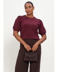 Object - Damen Pullover & Cardigans Objyuki S/S Re Knit Pullover - Lyst